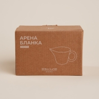 Молочник керамический SL Home &laquo;Арена Бланка&raquo;, 250 мл, 15&times;9&times;8 см, цвет белый