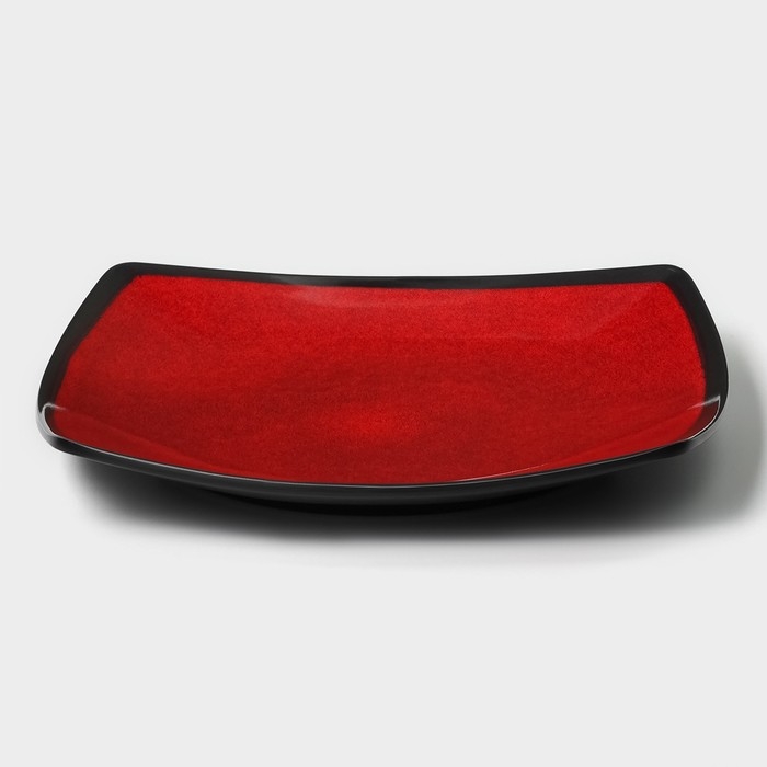 Блюдо сервировочное &laquo;Красный Восток&raquo;, 18,7&times;2,5 см, цвет чёрный