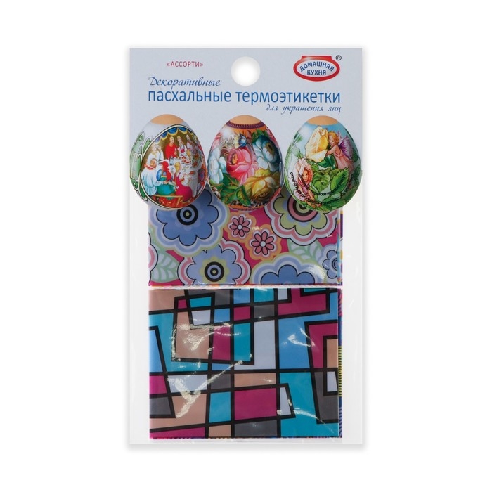 Пасхальная термоусадочная плёнка "Узоры" МИКС