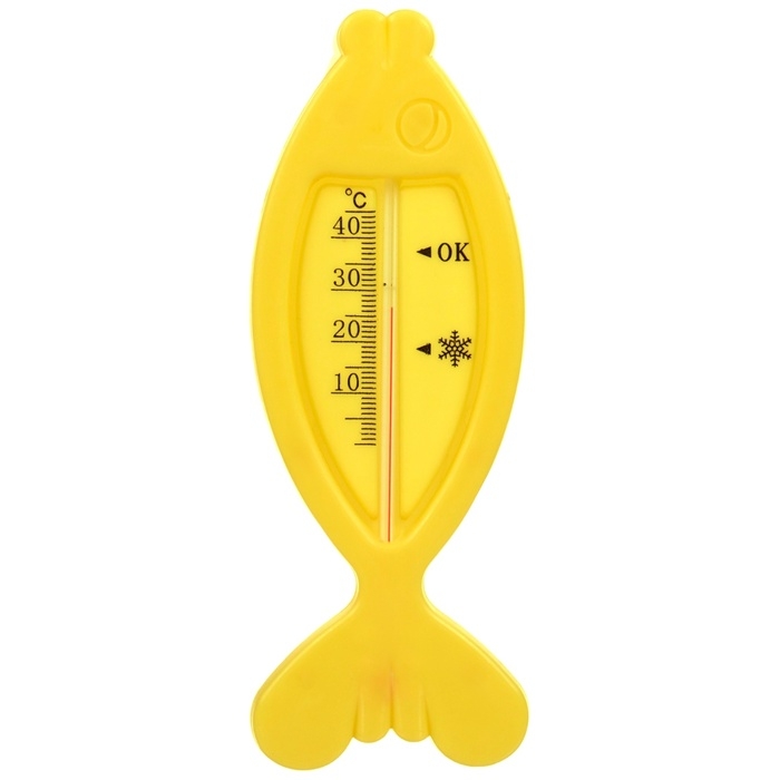 Термометр для ванной &laquo;Рыбка&raquo;, цвет жёлтый