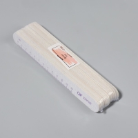 Пилка-наждак, на деревянной основе, набор 20 шт, абразивность 220, 18 см, цвет серый/фиолетовый