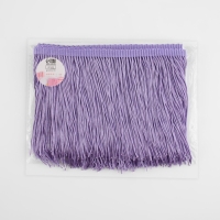 Тесьма декоративная &laquo;Бахрома&raquo;, 15 см, 5 &plusmn; 0,5 м, цвет лавандовый