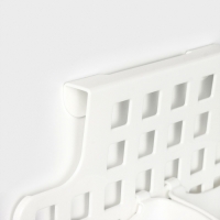 Корзина для хранения подвесная с контейнерами, 29&times;9,5&times;38 см, цвет белый