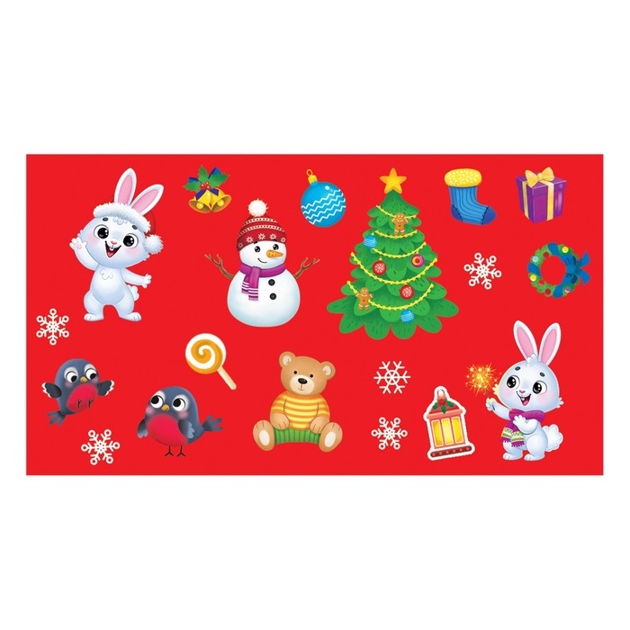 Игрушка на палочке &laquo;Новогодний сюрприз&raquo;, зайчата, МИКС