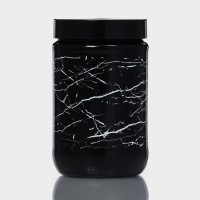 Банка стеклянная для сыпучих продуктов &laquo;Марбл&raquo;, 660 мл