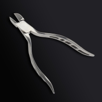 Кусачки педикюрные &laquo;Premium&raquo;, скрытая пружина, 13 см, длина лезвия - 16 мм, цвет серебристый
