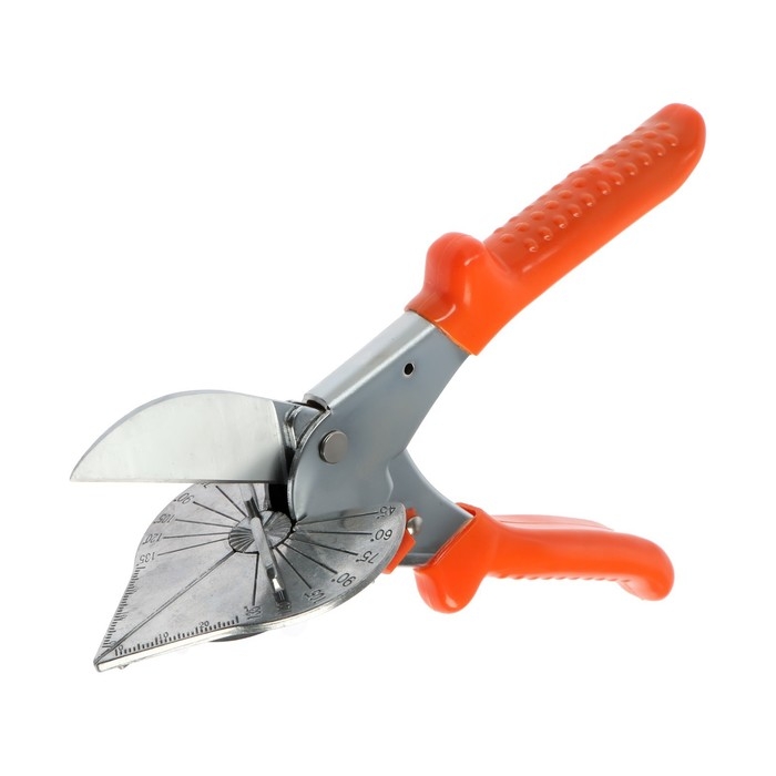 Ножницы универсальные ТУНДРА, SK5, по пластику, резине, дереву, металлу, 45 - 135&deg;, 220 мм