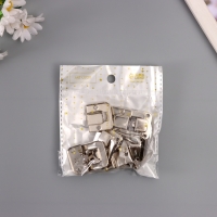 Замок металл для шкатулки хром + гвозд. набор 4 шт 4х2,7 см