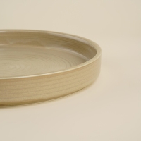 Тарелка обеденная фарфоровая SL Home &laquo;Песчаный бриз&raquo;, d=19 см, цвет бежевый