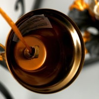 Люстра "Мэдфи" 5хЕ14 40Вт черно-золотой 55х70х55 см BayerLux