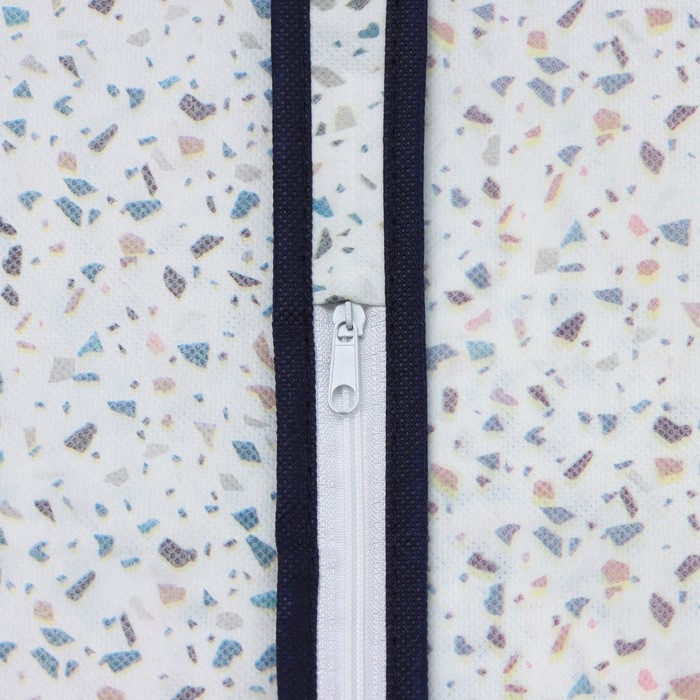 Чехол для одежды Доляна &laquo;Мармелад&raquo;, ПВХ окно, 60&times;90 см, цвет белый