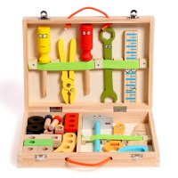 Развивающая игра &laquo;Набор плотника + конструктор в чемоданчике&raquo; 7&times;30&times;23 см, 33 элемента