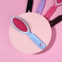 Расчёска массажная, 4 &times; 17 см, цвет МИКС