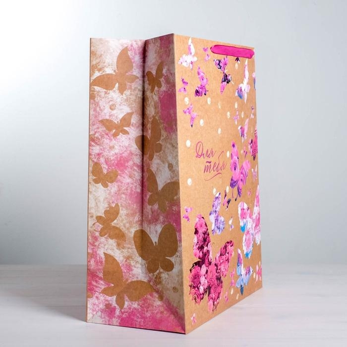 Пакет подарочный ламинированный, упаковка, &laquo;Для тебя&raquo;, XL 49 х 40 х 19 см