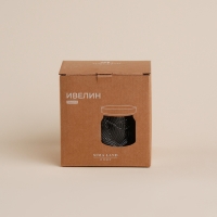 Банка стеклянная для хранения сыпучих продуктов SL Home &laquo;Ивелин&raquo;, 1 л, 12&times;12 см, с деревянной крышкой