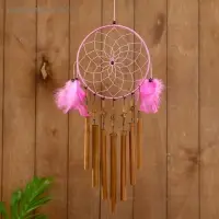 Музыка ветра "Ловец снов" бамбук 16х1х55 см  МИКС