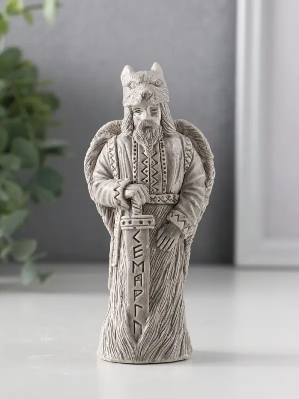 Фигура славянский бог &laquo;Семаргл&raquo;, 11.5&times;5&times;4 см, серая