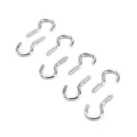 Шуруп-полукольцо ТУНДРА, для дерева, оцинкованный, 2x20 мм, 8 шт