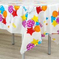 Скатерть одноразовая "Шарики" 180х137