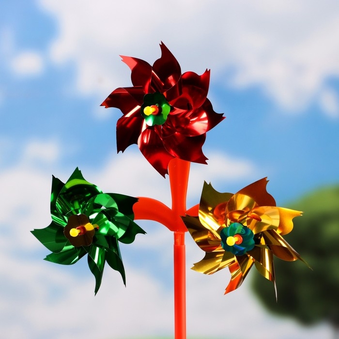 Штекер "Ветерок тройной" 6х18х39см, микс