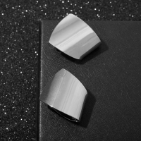 Серьги металл &laquo;Геометрия&raquo; заворот, цвет серебро