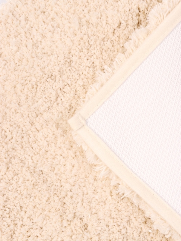 Коврик для дома Доляна, 60&times;40 см серо-бежевый, полиэстер