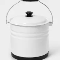 Ведро ц/шт с/кр с под. 10л (белая)Без декора