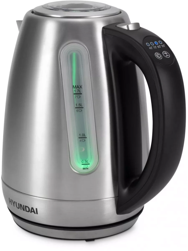 Чайник HYK-S8408 1,7л 2200Вт серебристый (металл)