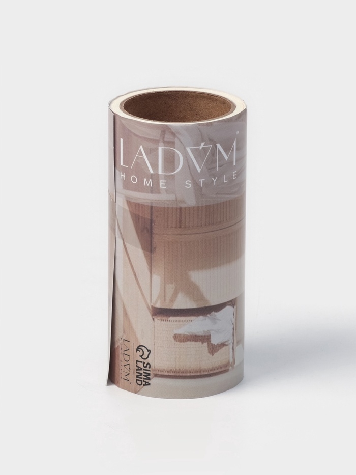 Сменный блок для ролика LaDо́m, 4 шт по 60 листов, 3.8&times;10 см, винтовая намотка