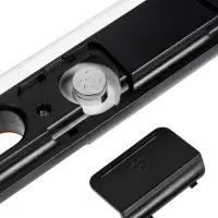 Термометр для пищи электронный, со складным щупом, цвет черный