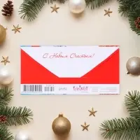 Конверт для денег &laquo;С Новым Годом!&raquo;, 8.3&times;16.5 см