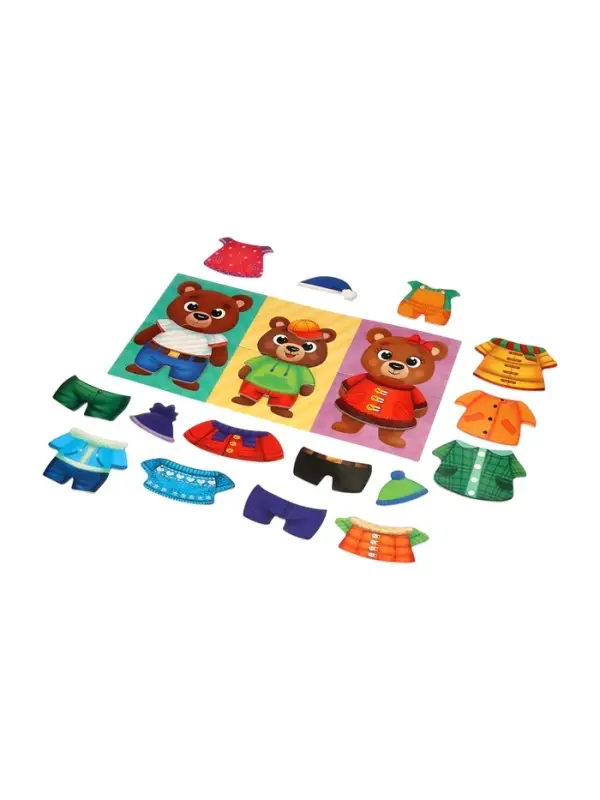 Dress up velcro puzzle 4 in 1