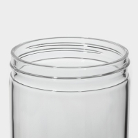 Стакан стеклянный с крышкой и трубочкой &laquo;Бьорн&raquo;, 450 мл