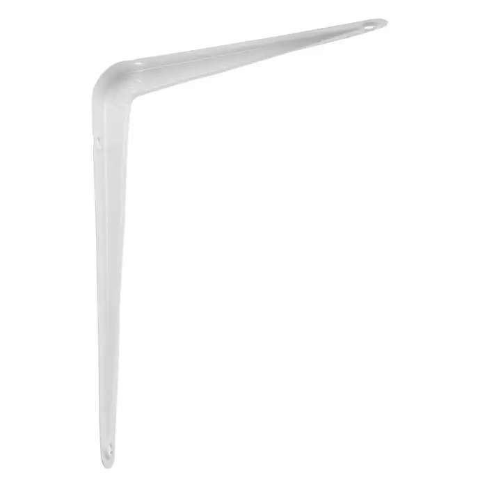 Кронштейн ТУНДРА, 200&times;150&times;0.8 мм, белый