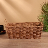 Корзина плетеная 32x22x11 см, пластик