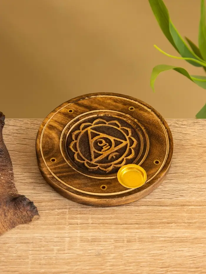 Подставка под благовония "Чакра" дерево 10 см