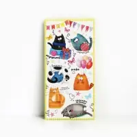 Конверт для денег &laquo;Котики&raquo;, 16,5 &times; 8 см