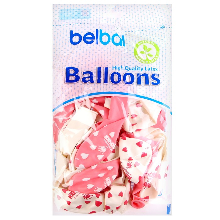 Шар латексный 14" &laquo;С рождением дочки&raquo;, пастель, набор 25 шт., цвета МИКС