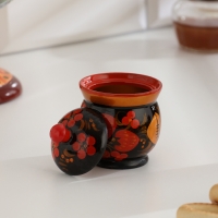 Набор специй &laquo;Земляничка&raquo;, средний, 15&times;15&times;6 см, хохлома