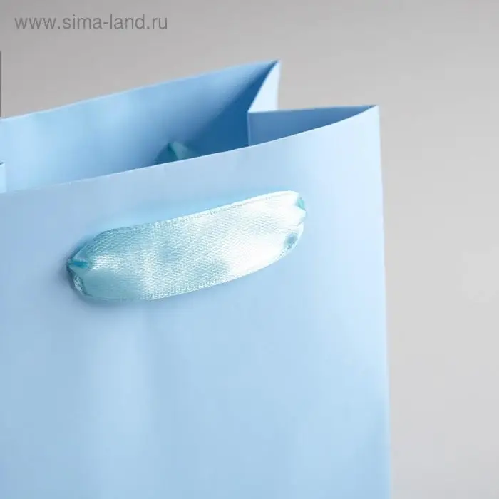 Пакет подарочный, упаковка &laquo;Голубой&raquo;, 12&times;15&times;5.5 см