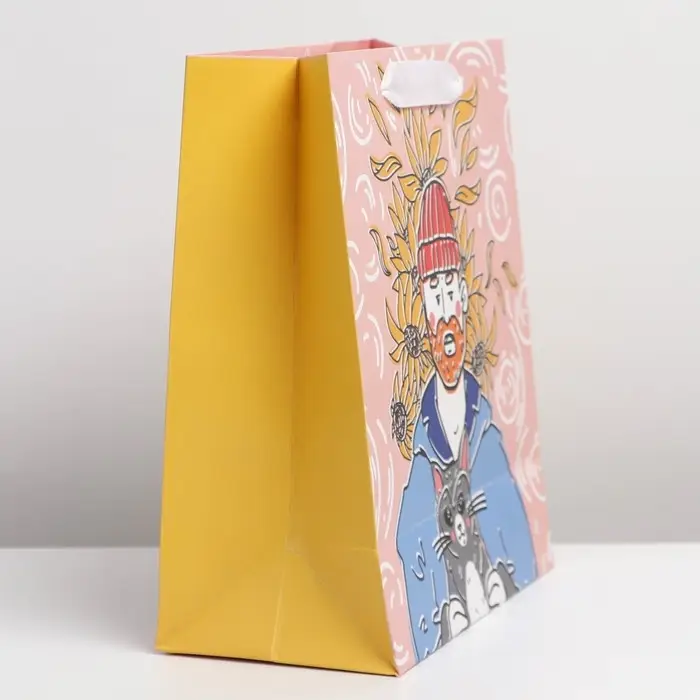 Пакет подарочный ламинированный, упаковка, &laquo;Ваня&raquo;, ML 23 х 27 х 11.5 см