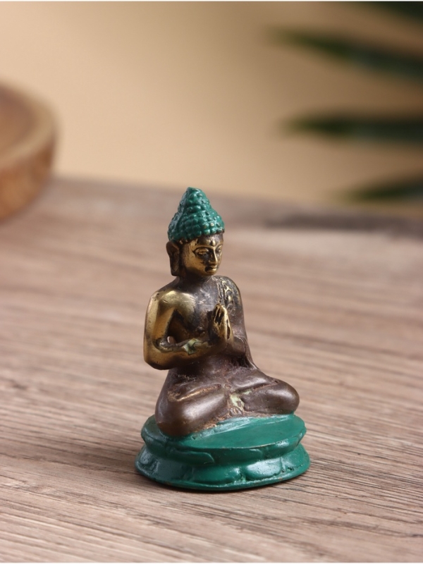 Сувенир бронза "Будда" 3х4х6 см