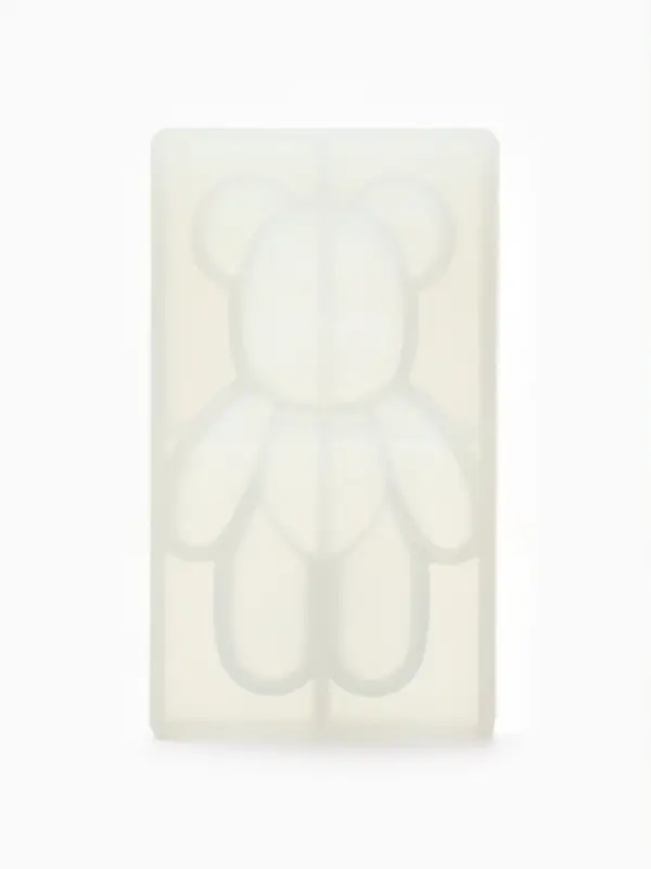 Набор для создания брелока из эпоксидной смолы "Мишка" с блёстками