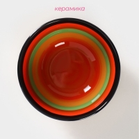 Миска Доляна &laquo;Индия&raquo;, 300 мл, d=11 см, керамика, разноцветный