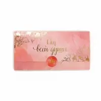 Конверт для денег с наклейкой, &laquo;От всей души&raquo;, тиснение, 17.5 х 9 см