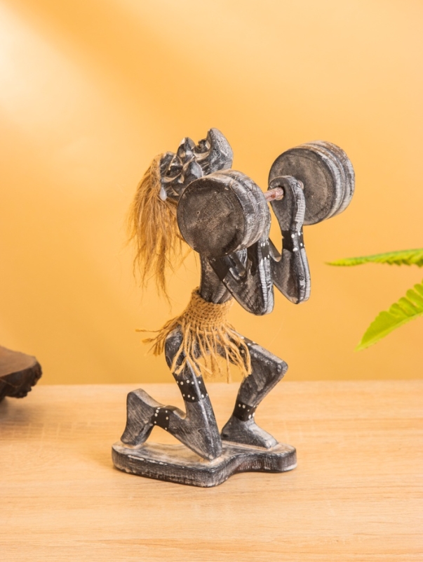 Сувенир &laquo;Аборигены силач&raquo;, 11&times;11&times;18 см, дерево