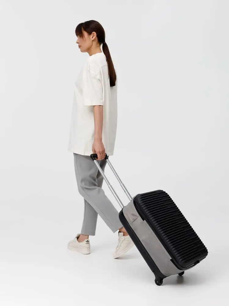 Чемодан Bonfold, черный с серым