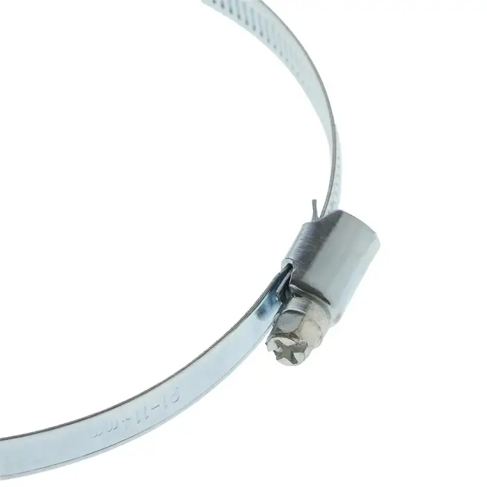 Хомут оцинкованный ZEIN engr, несквозная просечка, диаметр 91-114 мм, ширина 9 мм