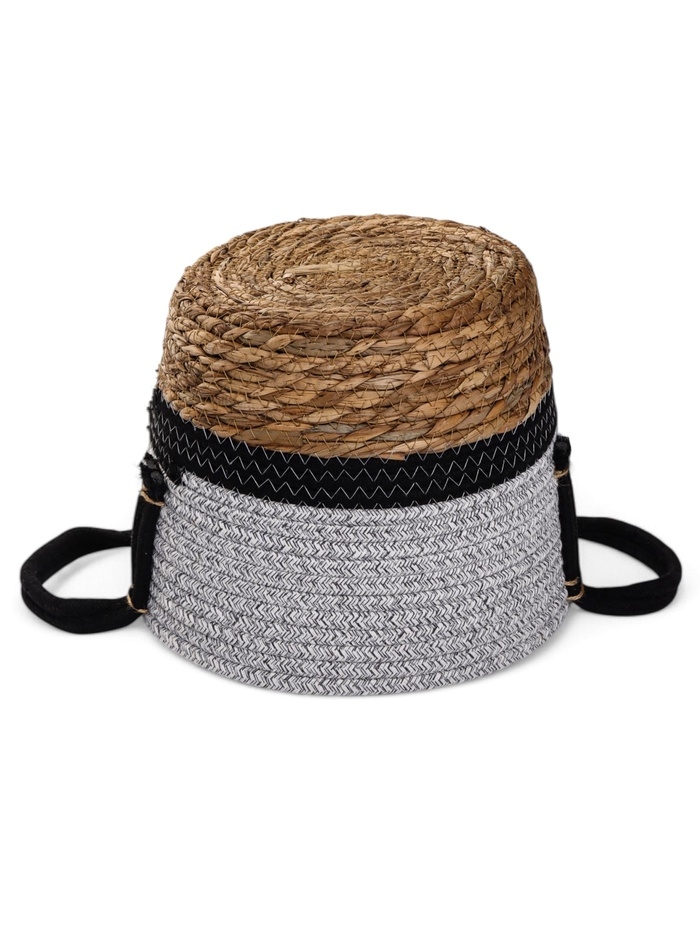 Набор кашпо "Инга" серо-бежевое, 20,5х25/25,5х28/27х33см