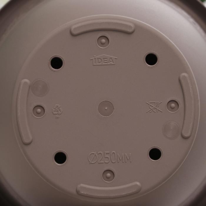 Горшок с поддоном &laquo;Рябина&raquo;, 5 л, цвет МИКС